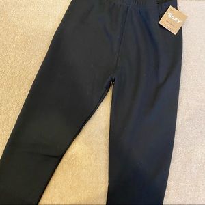 Black fleece leggings